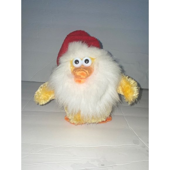 Dan Dee Musical Dancing Christmas Santa Hat Chicken Sing Dance Lights up - Picture 1 of 10